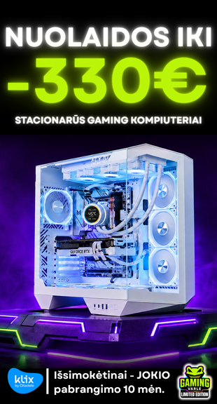 Varlė Gaming nuolaidos iki -330€