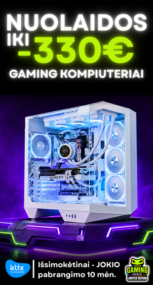 Varlė Gaming nuolaidos iki -330€