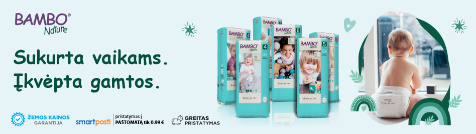 BAMBO sauskelnės