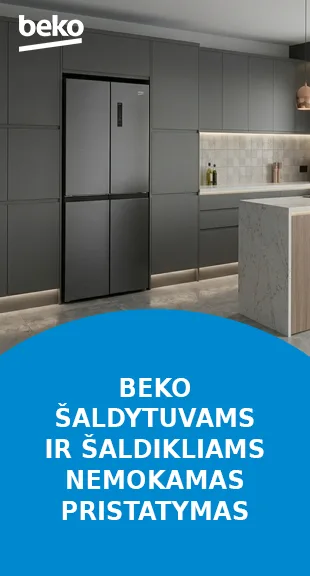 Beko šaldytuvams ir šaldikliams nemokamas pristatymas