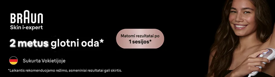 Braun epiliatoriai Braun epiliatoriai