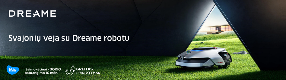 Dreame vejos robotai