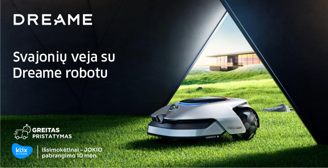 Dreame vejos robotai
