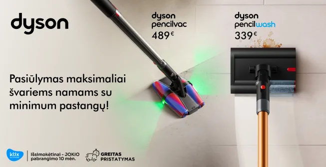 Dyson pasiūlymai švariems namams