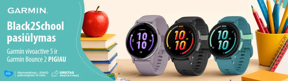 Garmin Black2School akcija Garmin Black2School akcija