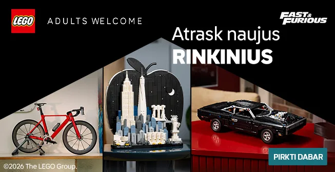 LEGO Adults Nauji rinkiniai