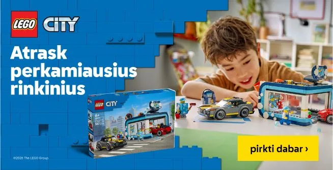 LEGO rugpjūtis CITY