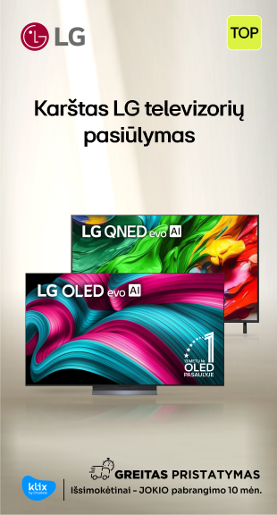 Karštas LG televizorių pasiūlymas