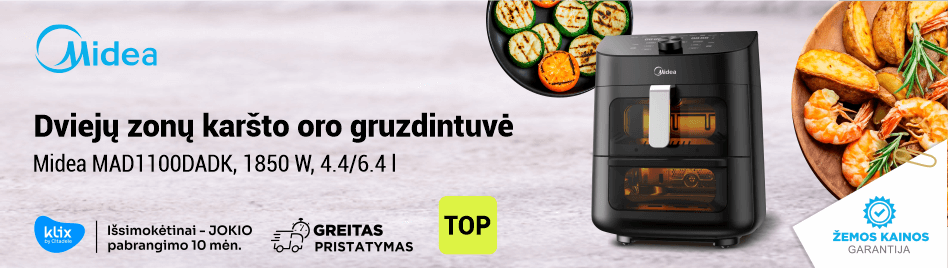 Midea karšto oro gruzdintuvė