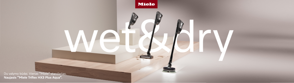 Miele Triflex HX3 dulkių siurbliai