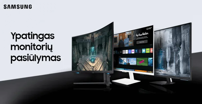 Samsung monitorių akcija