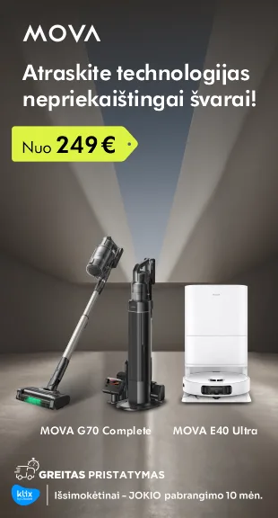 MOVA pasiūlymai nepriekaištingai švarai
