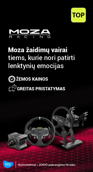 Moza žaidimų vairai