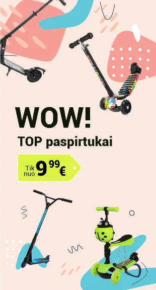 WOW paspirtukai