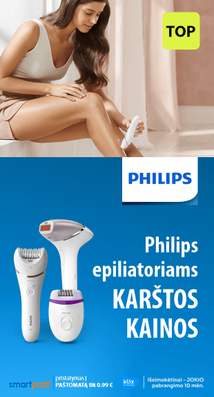 TOP Philips epiliatoriai