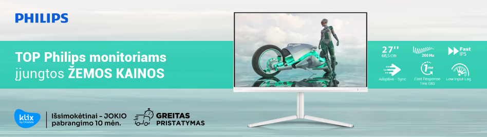 TOP Philips monitoriai