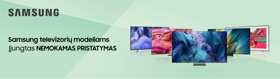Samsung televizoriai + NEMOKAMAS PRISTATYMAS