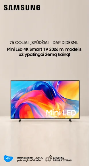 Televizorius Samsung UE75M70HAUXXH 2026m. modelis