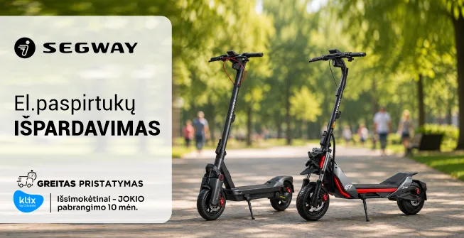 Segway el.paspirtukų IŠPARDAVIMAS