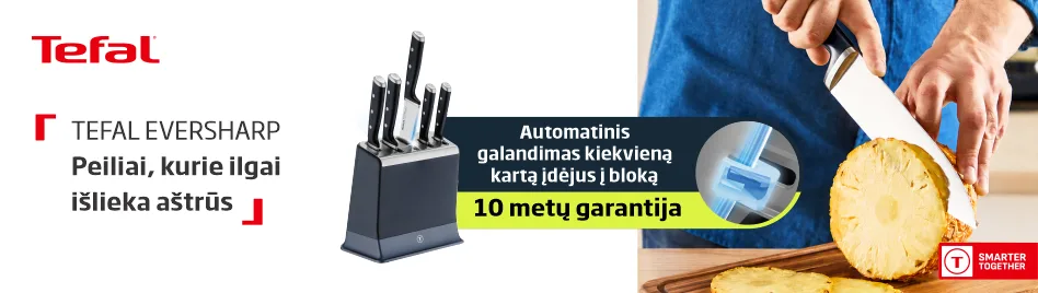 Peilių rinkinys su stovu Tefal EverSharp Pro Peilių rinkinys su stovu Tefal EverSharp Pro