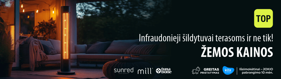 Infraraudonųjų spindulių šildytuvai