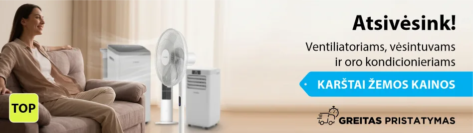 TOP ventiliatoriai ir kondicionieriai TOP ventiliatoriai ir kondicionieriai