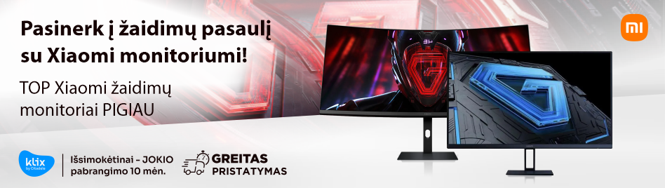 TOP Xiaomi monitoriai