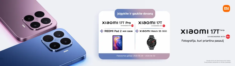 Xiaomi 17t serija su dovana Xiaomi 17t serija su dovana