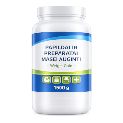 Papildai ir preparatai masei auginti