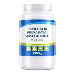 Papildai ir preparatai masei auginti