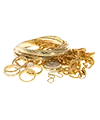 Paauksuoti papuošalai