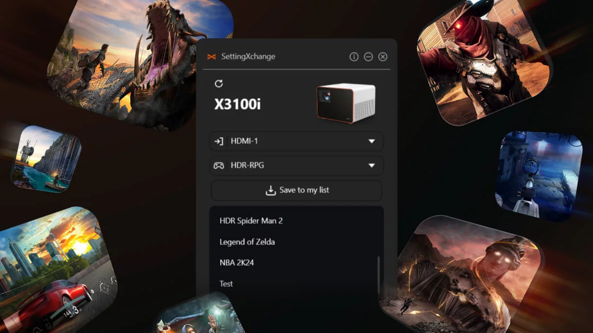 BenQ X3100i | 4K HDR 4LED konsolinių žaidimų projektorius aprašymas - Prekės nuotrauka