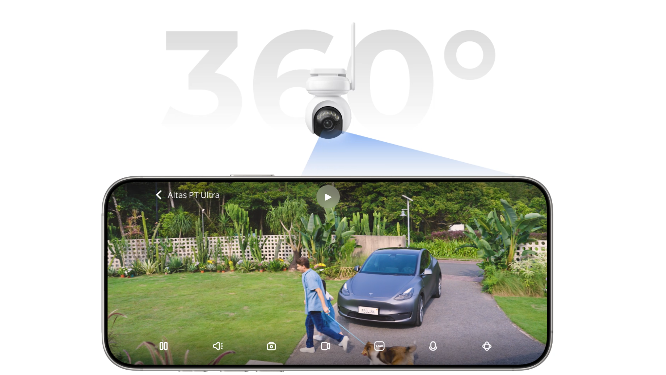Stebėjimo kamera Reolink Altas PT Ultra 4K | 8MP | PTZ | Baterija | WiFi 6 | ColorX aprašymas - Prekės nuotrauka