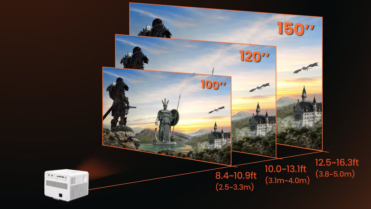 BenQ X3100i | 4K HDR 4LED konsolinių žaidimų projektorius aprašymas - Prekės nuotrauka