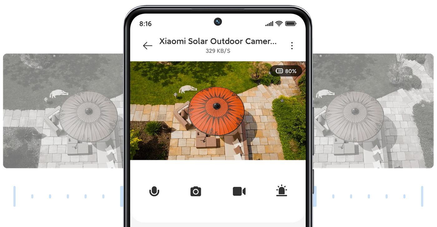 Stebėjimo kamera Xiaomi BW400 Pro Set | Maitinama saulės energija | 4 MP | IP66 | SD iki 256 GB aprašymas - Prekės nuotrauka