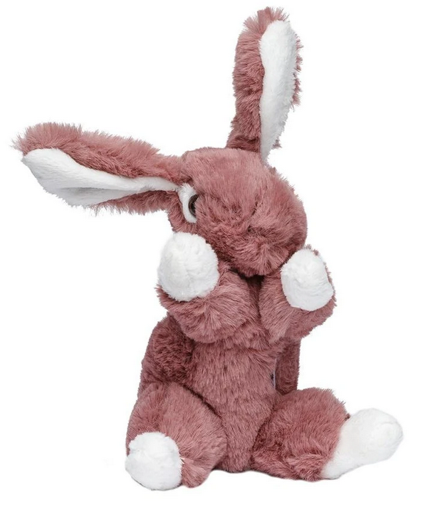Molli Toys Pliušinis žaislas - rausvas triušis, 17 cm aprašymas - Prekės nuotrauka