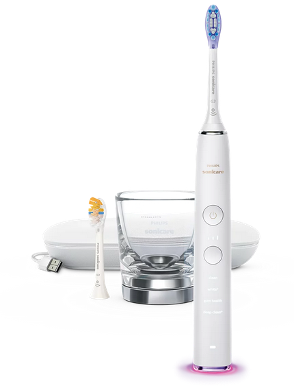Philips Sonicare DiamondClean Smart 9400 „Sonic“, elektrinis dantų šepetėlis su programėle HX9917/88 aprašymas - Prekės nuotrauka