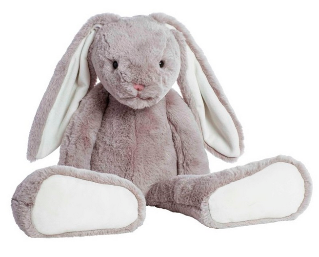 Molli Toys Pliušinis žaislas - pilkas zuikis ilgomis kojomis, 60 cm aprašymas - Prekės nuotrauka