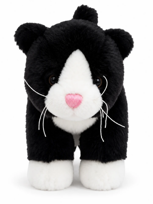 Smily Play Pliušinis žaislas - juoda katė, 15 cm aprašymas - Prekės nuotrauka