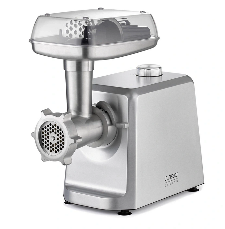 Mėsmalė Caso Design FW 2500, 2500 W, sidabro spalvos aprašymas - Prekės nuotrauka