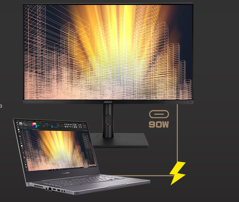 Monitorius ASUS ProArt PA328CGV / 32 colių / 2560x1440 / 16:9 / 165Hz / 1000:1 / 450cd/m2 / 5ms / 2x HDMI / DP / USB Type-C /4x USB 3.2 / 2x garsiakalbiai aprašymas - Prekės nuotrauka