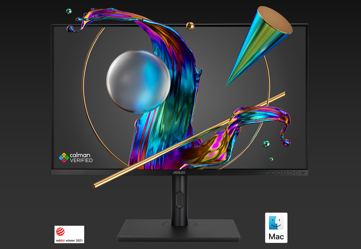 Monitorius ASUS ProArt PA328CGV / 32 colių / 2560x1440 / 16:9 / 165Hz / 1000:1 / 450cd/m2 / 5ms / 2x HDMI / DP / USB Type-C /4x USB 3.2 / 2x garsiakalbiai aprašymas - Prekės nuotrauka