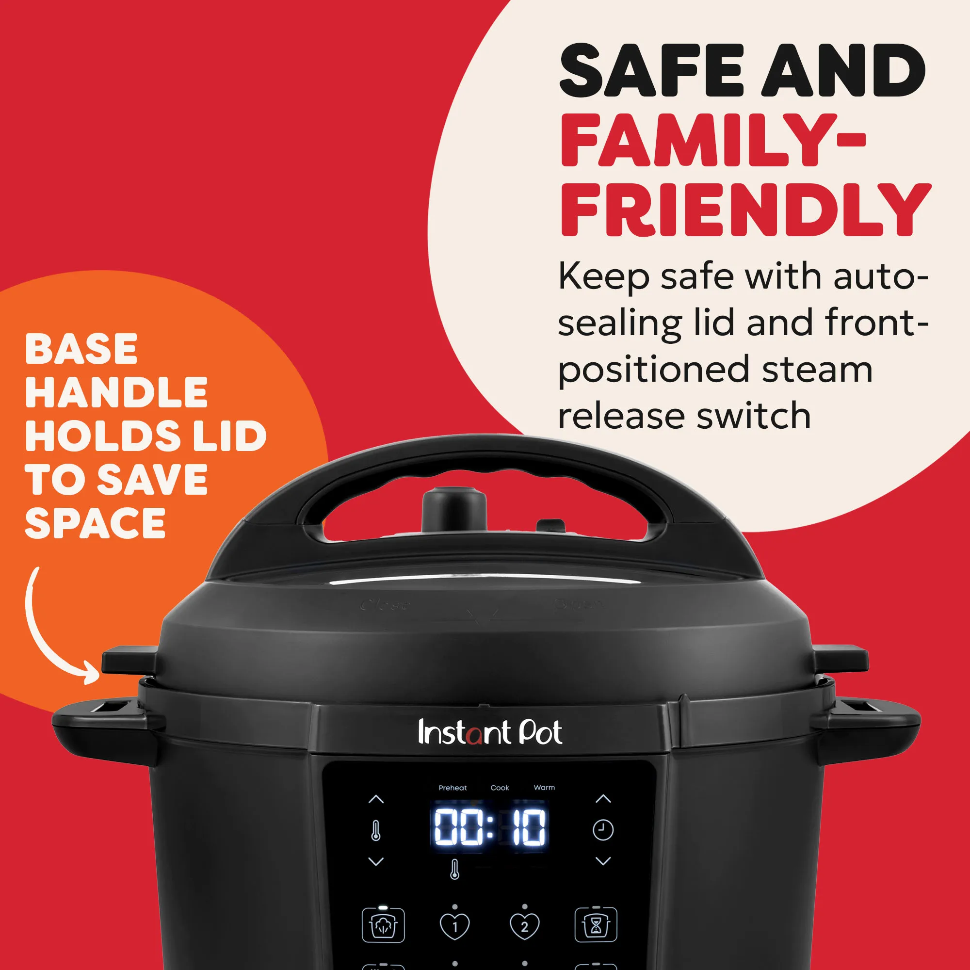 Daugiafunkcis elektrinis puodas Instant Pot Classic 5,7 l, 1000 W aprašymas - Prekės nuotrauka