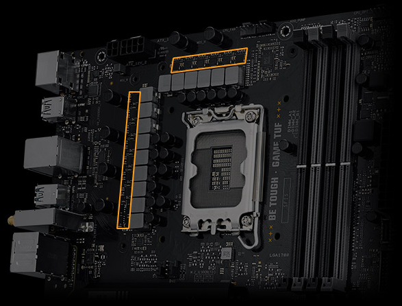 Pagrindinė plokštė Asus TUF GAMING B760-PLUS WIFI aprašymas - Prekės nuotrauka