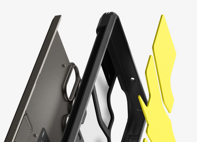 Spigen Tough Armor dėklas skirtas Samsung Galaxy S23 Plus, spalva - Juoda aprašymas - Prekės nuotrauka
