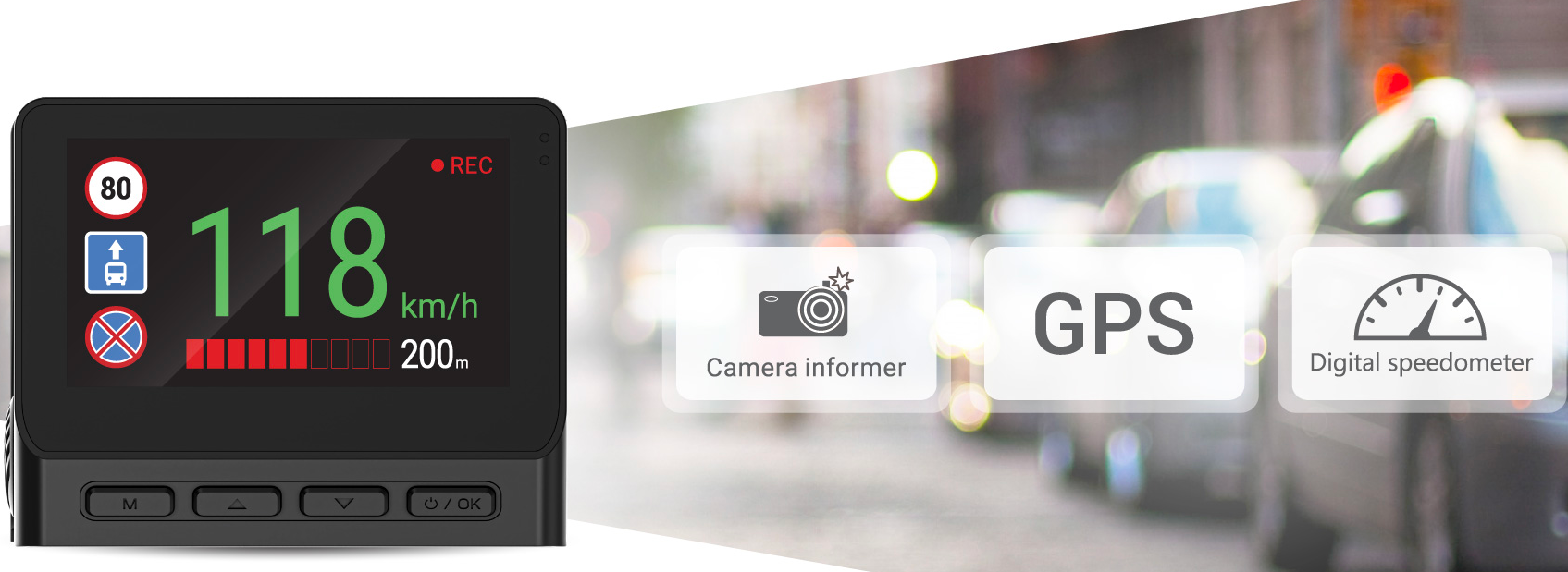 Vaizdo registratorius Navitel RS984 | 4K | GPS | Wi-Fi aprašymas - Prekės nuotrauka