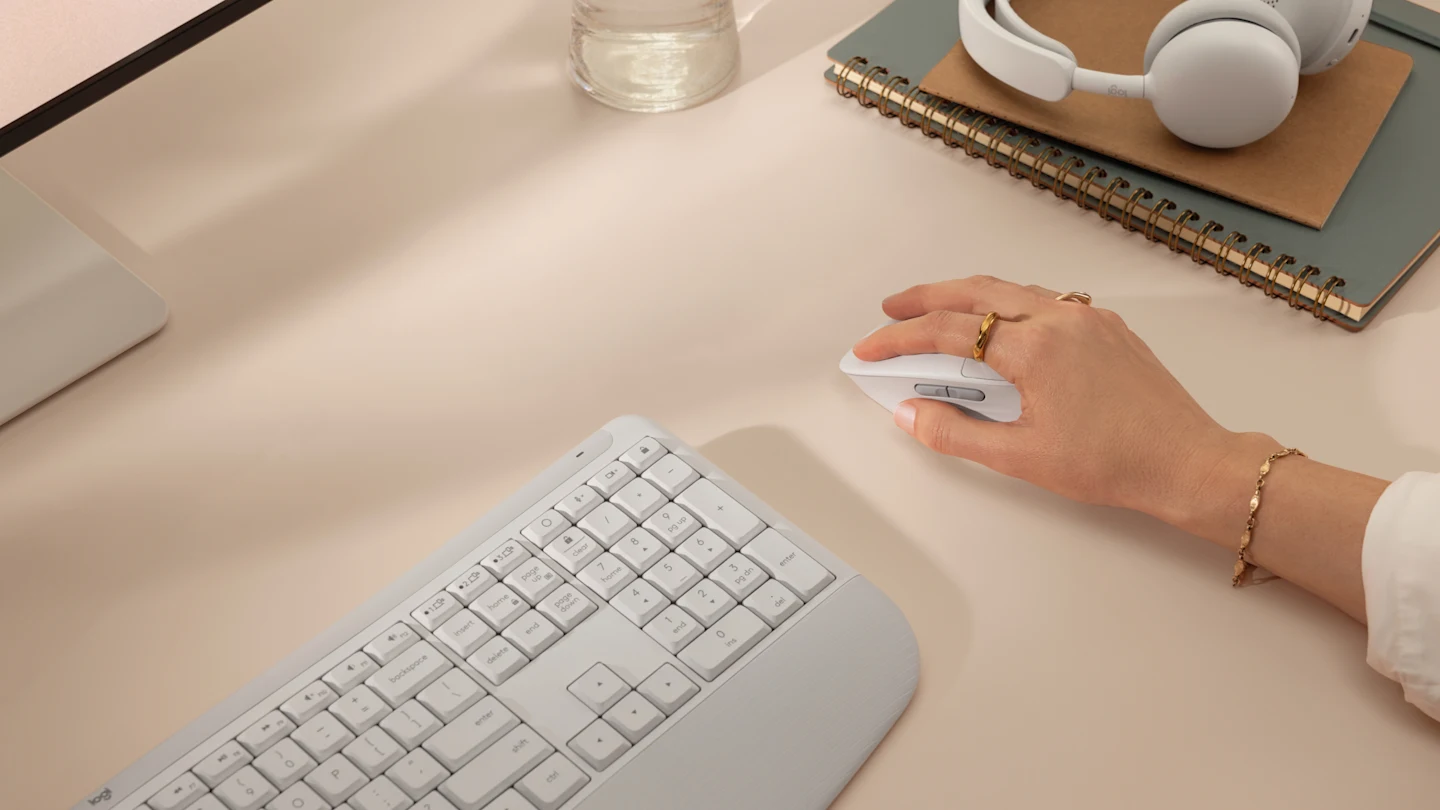 Belaidė kompiuterio pelė Logitech Signature Comfort Plus M850L, Bluetooth, Juoda aprašymas - Prekės nuotrauka