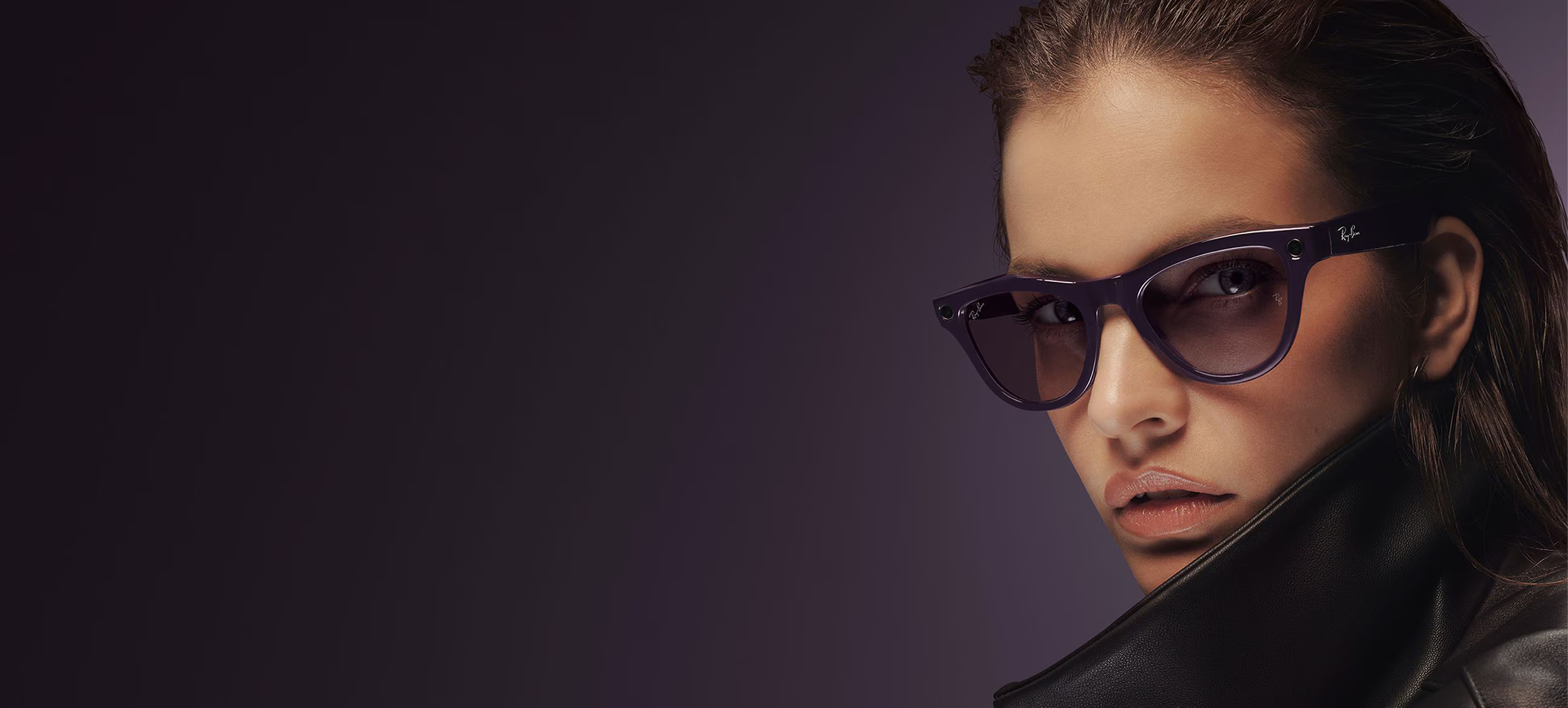 Išmanieji akiniai RayBan Meta Wayfarer, matinės juodos spalvos, poliarizuoti aprašymas - Prekės nuotrauka