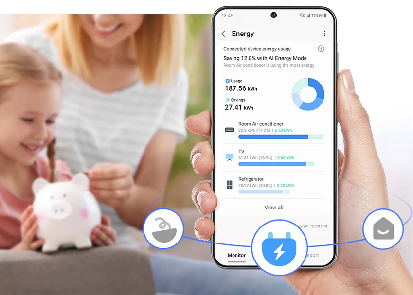 Šaldytuvas Samsung RS70F65QEF aprašymas - Prekės nuotrauka