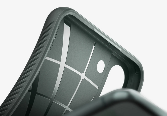 Spigen Liquid Air dėklas skirtas Samsung Galaxy S22, spalva - Matte Black aprašymas - Prekės nuotrauka